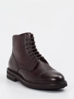 Herren Henderson – Herren-Schnürboots aus Hirschleder Dunkel