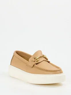 – Loafer aus Kalbleder in Beige*Henderson Online