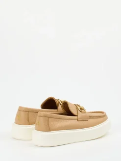 – Loafer aus Kalbleder in Beige*Henderson Online