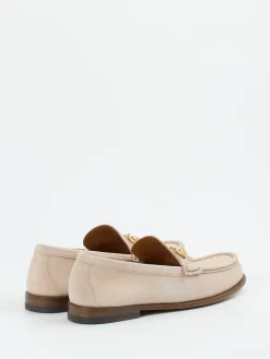 – Loafer aus Veloursleder in Beige*Henderson Outlet