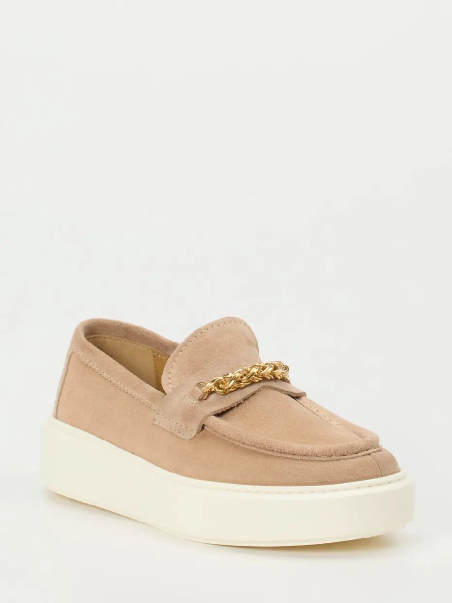 – Loafer aus Veloursleder Sandbeige*Henderson Best
