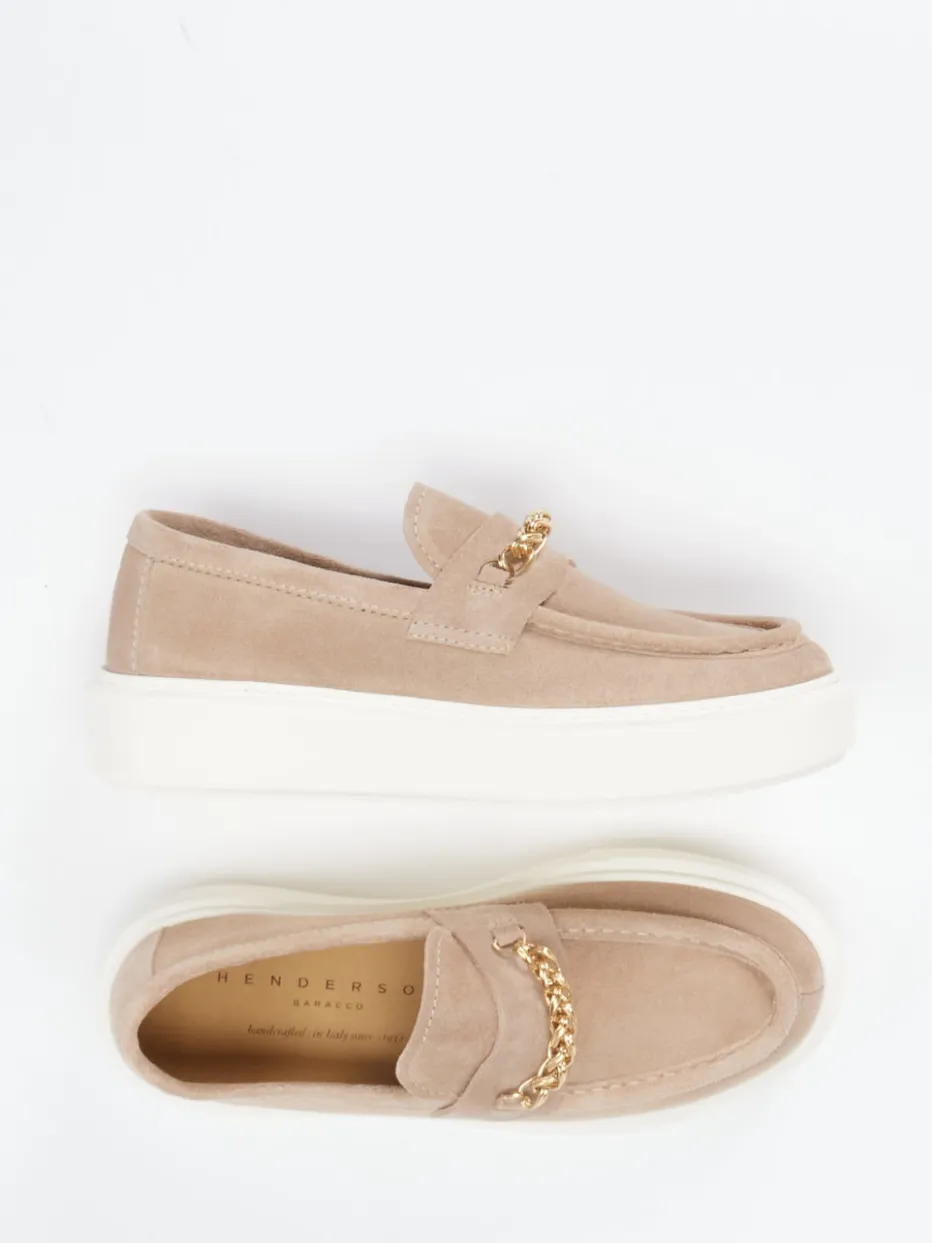 – Loafer aus Veloursleder Sandbeige*Henderson Best