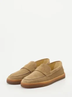 Herren Henderson – Loafer aus Veloursleder sand