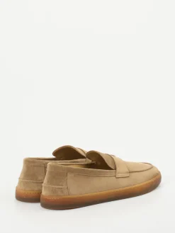 Herren Henderson – Loafer aus Veloursleder sand