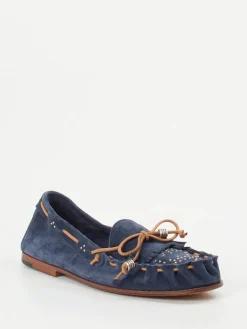 – Mokassins aus Veloursleder Dunkel*Henderson Online