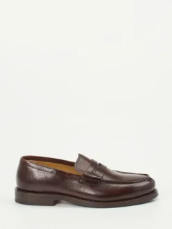 Herren Henderson – Penny Loafer aus Kalbleder Dunkel