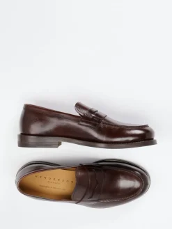 Herren Henderson – Penny Loafer aus Kalbleder Dunkel