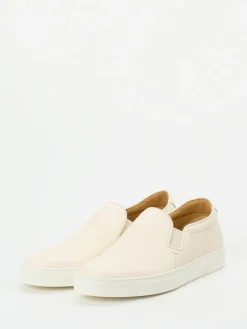 – Slip-On Sneaker aus Hirschleder creme*Henderson Discount