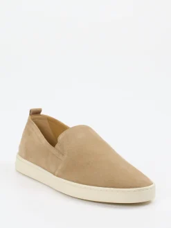 Herren Henderson – Slipper aus Veloursleder sandfarben