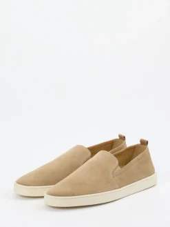 Herren Henderson – Slipper aus Veloursleder sandfarben