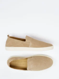 Herren Henderson – Slipper aus Veloursleder sandfarben