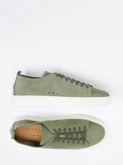 – Sneaker aus Nubukleder Oliv*Henderson New