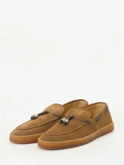 – Tassel-Loafer aus Veloursleder cognac*Henderson Outlet