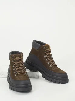 Herren Henderson – Wanderboots aus Veloursleder Dunkel