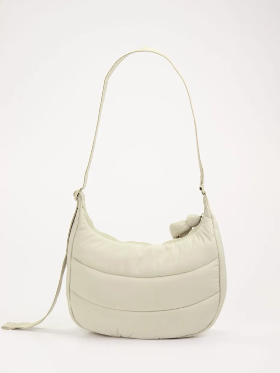 Damen Herschel – Hobo Bag aus Textil in Cremeweiß