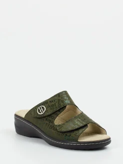 – Komfort-Pantolette aus geprägtem Leder*Hickersberger Best