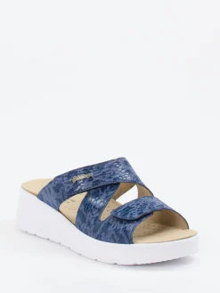 Damen Hickersberger – Komfort-Pantolette aus geprägtem Leder