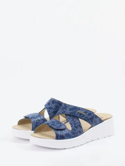 Damen Hickersberger – Komfort-Pantolette aus geprägtem Leder