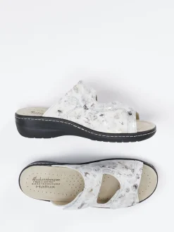 Damen Hickersberger – Komfort-Pantolette aus geprägtem Leder