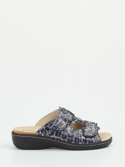 Damen Hickersberger – Komfort-Pantolette aus geprägtem Leder