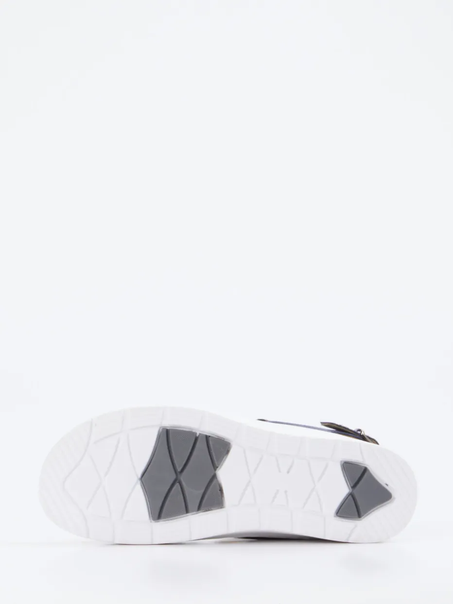 Damen Hickersberger – Komfort-Sandale aus Textil dunkel