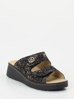 Damen Hickersberger – Pantolette aus geprägtem Leder