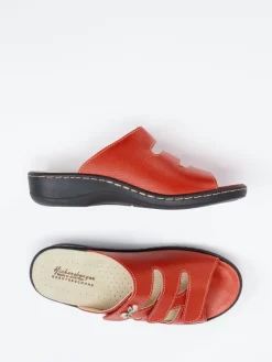 – Pantolette aus Kalbleder tomaten*Hickersberger Discount