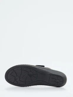 Damen Hickersberger – Pantolette aus Kalbleder Schwarz