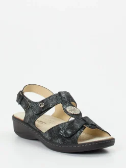 Damen Hickersberger – Sandale aus geprägtem Leder