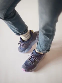 Damen HOKA – Trailrunning-Sneaker aus Mesh und Nubukleder Violett