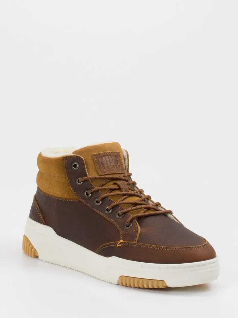Herren HUB – High-Top Sneaker aus Kalbleder