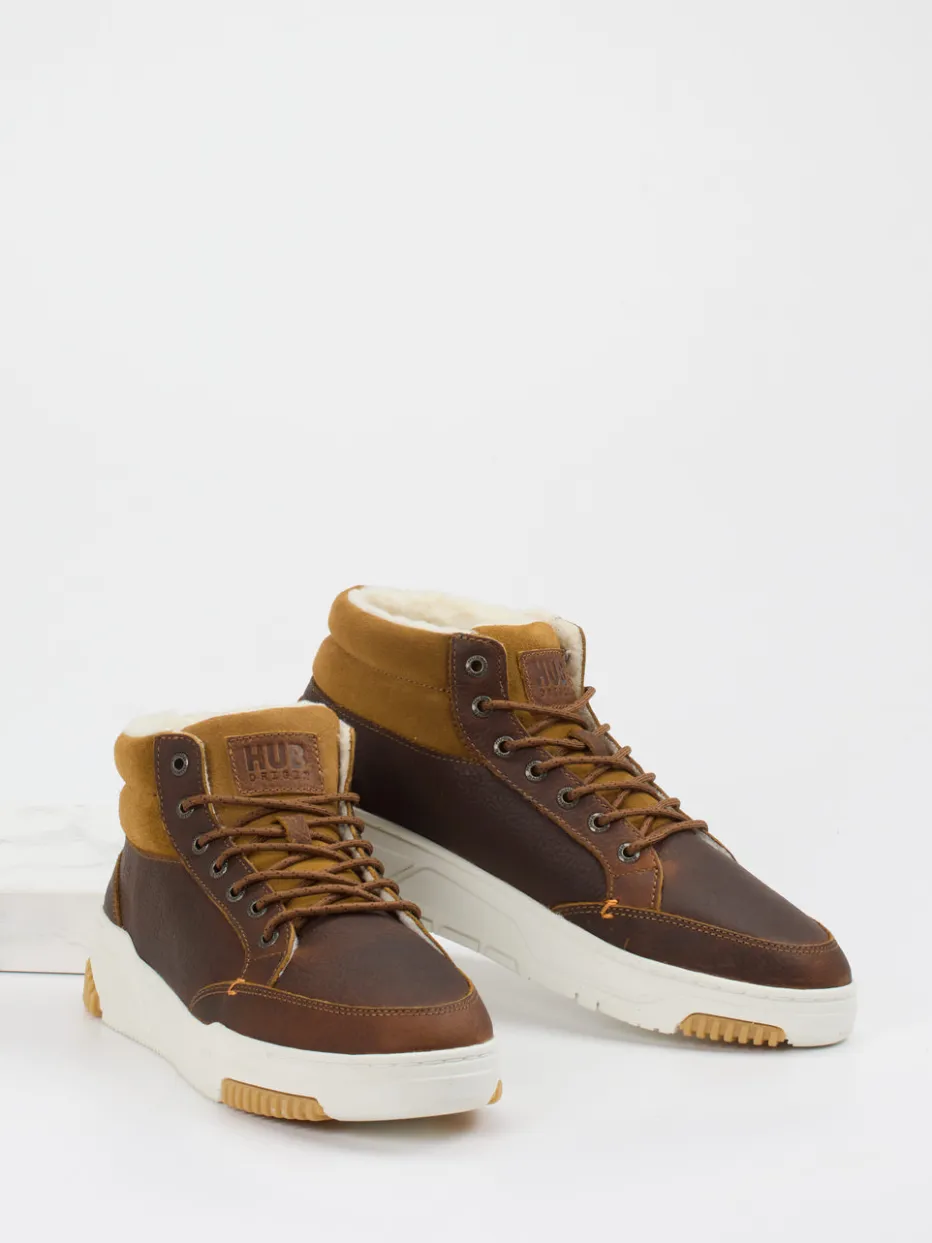 Herren HUB – High-Top Sneaker aus Kalbleder