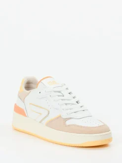 Damen HUB – Low-Top Sneaker aus Kalbleder Pastell