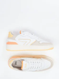 Damen HUB – Low-Top Sneaker aus Kalbleder Pastell