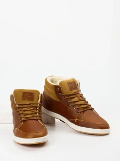 – Mid-Top-Sneaker aus Fettleder*HUB Outlet