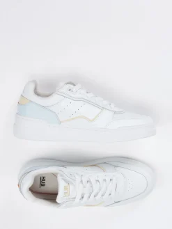 – Sneaker aus Kalbleder in mit Pastell*HUB New