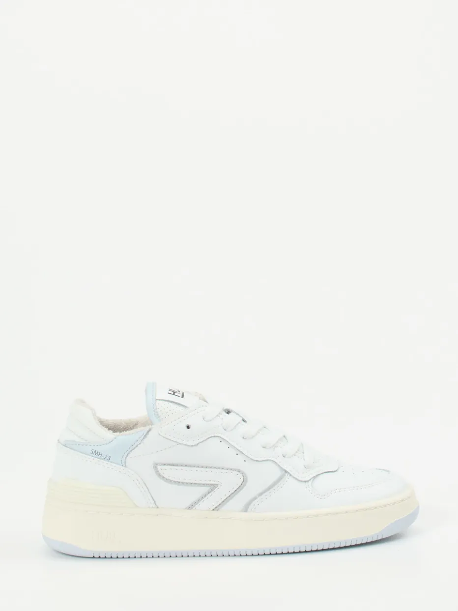 Damen HUB – Sneaker aus Leder in Off-White