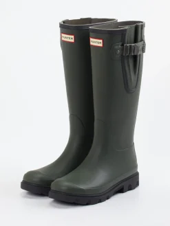 Damen Hunter – Gummistiefel aus Synthetik in Oliv