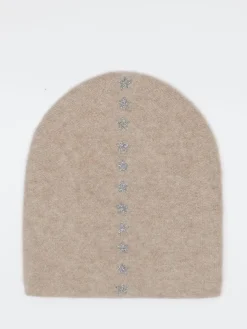 – Beanie aus Kaschmir mit Glitzersternen*HURRAY Clearance