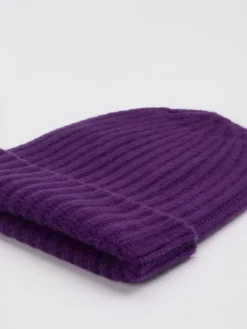 Damen HURRAY – Beanie aus Kaschmir violett