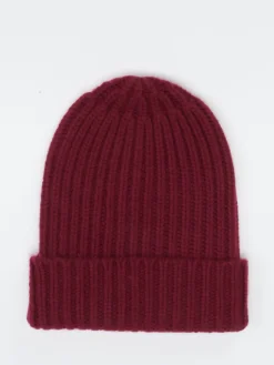 Damen HURRAY – Beanie aus Kaschmir in Bordeaux