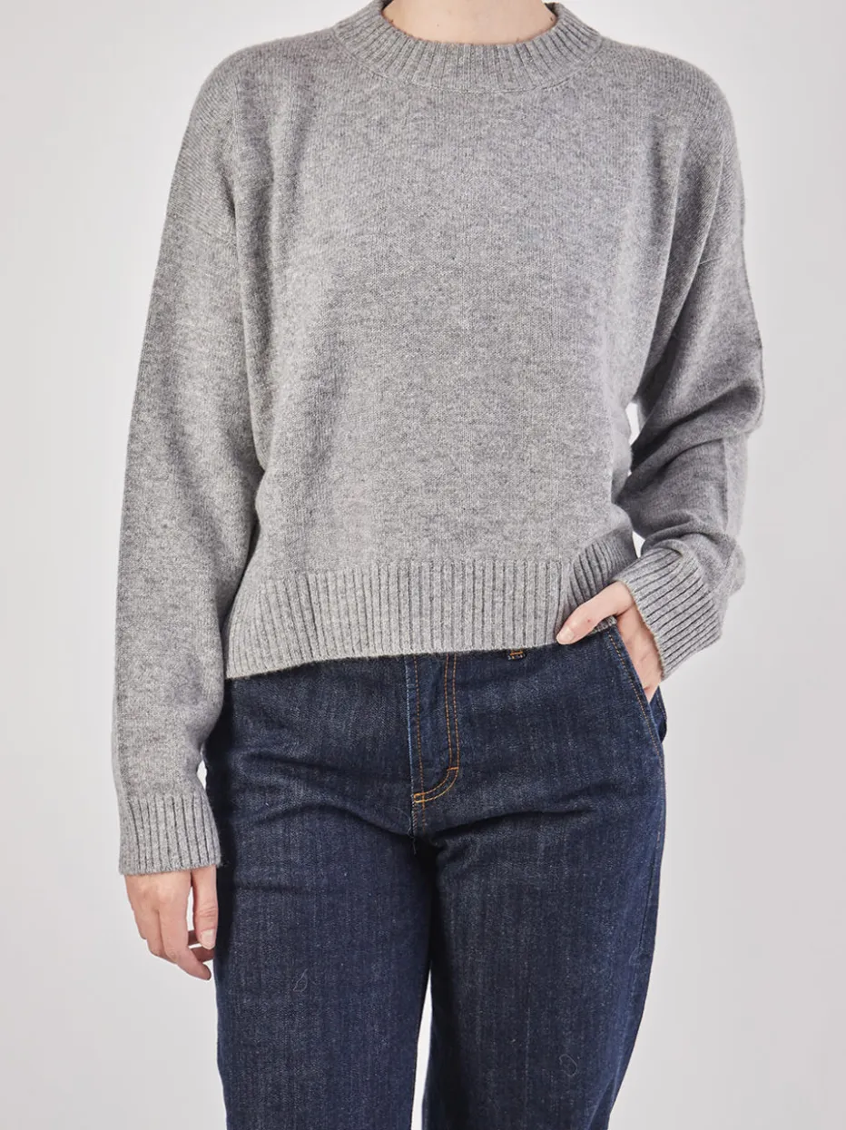 Damen HURRAY – Feinstrickpullover aus Kaschmir Hell