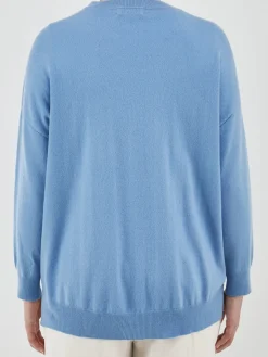 – Feinstrickpullover aus Lammleder Hell*HURRAY New