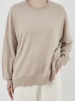 – Pullover aus Feinstrick in Beigegrau*HURRAY Online