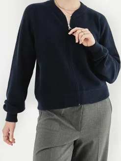 Damen HURRAY – Strickjacke aus Kaschmir Dunkel