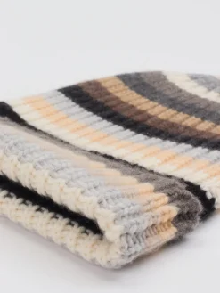 – Strickmütze aus Kaschmir in Naturtönen*HURRAY Outlet