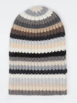 – Strickmütze aus Kaschmir in Naturtönen*HURRAY Outlet