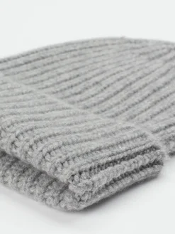 – Strickmütze aus Kaschmir hell*HURRAY Discount