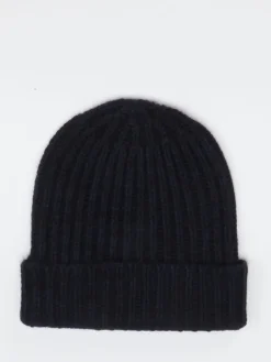 – Strickmütze aus Kaschmir Dunkel*HURRAY Outlet