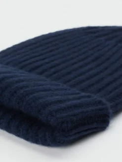 Herren HURRAY – Strickmütze aus Kaschmir Dunkel